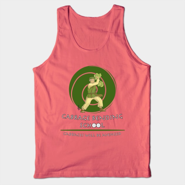 Cabbage Bending Tank Top by LocalCryptid